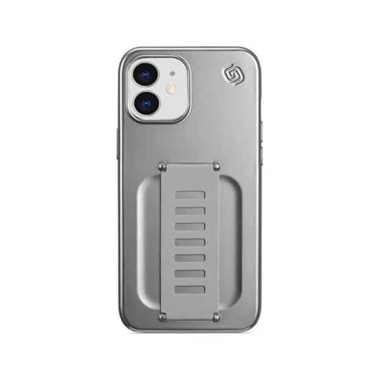 Cover Iphone 12 Mini grip2U Slim (Metallic Silver)
